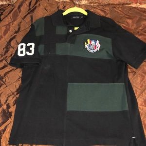 Men’s Black/green Nautica polo shirt size medium